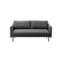 Sofa Rar textil grau / 2-Sitzer - L 168,5 cm - Normann Copenhagen
