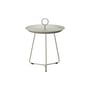 Table d'appoint Eyelet Small métal beige / Ø 45 x H 46,5 cm - Houe