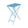 Table pliante Bistro métal bleu / 57 x 37 cm - Acier / 2 personnes - Fermob