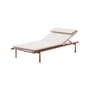 Transat inclinable à roulettes Salo tissu / Matelas inclus - Unopiu