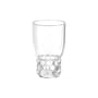 Verre Jellies Family plastique transparent / Medium - H 13 cm - Kartell