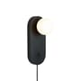 Java Wall light with plug wood black - GOOD&MOJO