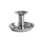 Bougeoir Flare Small Steel métal / H 7,5 cm - Hay