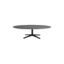 Couchtisch Multiplo indoor/outdoor - keramik stein schwarz / Marmoroptik - Ø 118 cm - Kartell