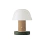 Lampe sans fil rechargeable Setago  JH27 plastique vert beige / by Jaime Hayon - &tradition