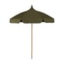 Lull Parasol textile green / Ø 200 cm - Fabric & wood - Ferm Living