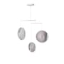 Focus X3 Pendant metal white / LED - L 99 x H 103 cm - DCW éditions