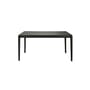 rechteckiger Tisch Bok holz schwarz / Eiche massiv  - 160 x 80 cm / 6 Personen - Ethnicraft