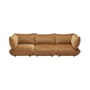 Sofa Sumo Grand textil braun / 4-Sitzer - B 301 cm / Recycelter Velours - Fatboy