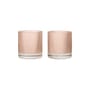 Set de 2 verres Ripple verre rose / Ø 8.5 x H 9 cm (25 cl) - Ferm Living