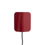 Applique avec prise Apex métal rouge / Orientable - Hay