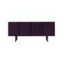 Buffet Tacito violet / L 180 x H 77 cm - Portes en feutre - Magis
