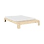 Doppelbett Layers holz natur / Für Matratze 160 x 200 cm - Mit Bank-Kiste - KARUP