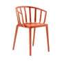 Fauteuil empilable Venice plastique orange - Kartell