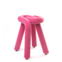 Gepolsterter Hocker Bold textil rosa gepolstert / Stoff - Moustache