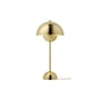 Lampe de table FlowerPot VP3 or métal / H 50 cm - By Verner Panton, 1968 - &tradition