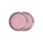 Piatto 70s ceramics ceramica rosa / Set di 2 - Ø 27,5 cm - HK LIVING