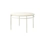 Runder Tisch T37 metall weiß / Ø 120 x H 75.5 cm - Tolix