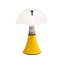 Pipistrello Pop Medium LED Table lamp plastic material yellow / H 50 to 62 cm - Gae Aulenti, 1965 - Martinelli Luce