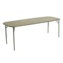 Table rectangulaire Week-End / 220 x 85 cm - Aluminium - Petite Friture