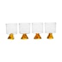 Set de 4 verres à vin Silos jaune - Serax