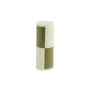 Bougie bloc Column cire multicolore / Ø 7 x H 20 cm - Hay