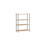 Étagère Shelving System - s.115.1.A bois naturel / L 85 x H 115 x Prof. 35 cm - MOEBE