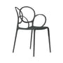 Fauteuil empilable Sissi plastique gris Outdoor - Driade