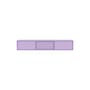 Meuble TV suspendu Octave V bois violet / L 138 x P 30 x H 24 cm - MONTANA