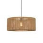 Pendelleuchte Iguazu Large faser beige / Jute - Ø 60 x H 25 cm - GOOD&MOJO