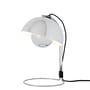 FlowerPot VP4 Table lamp silver metal / H 36 cm - By Verner Panton, 1968 - &tradition