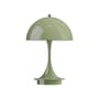 Panthella 160 V3 Wireless rechargeable lamp plastic material green / LED - H 23 cm / Polycarbonate Base, legs & Lampshade - Louis Poulsen