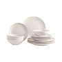 Geschirr-Set Nordic Vanilla keramik beige / 4 Personen - 12 Teile - BROSTE COPENHAGEN