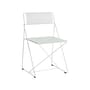 Sedia impilabile X-Line OUTDOOR metallo bianco / Riedizione 1977 - Acciaio perforato - Hay