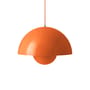 Suspension Flowerpot Big VP2 métal orange / Ø 50 cm - By Verner Panton, 1968 - &tradition