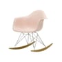 Rocking chair RE RAR - Eames Plastic Armchair materiale plastico rosa / (1950) - Riciclata - Vitra