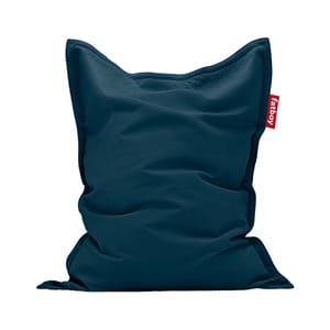 Pouf extérieur rayures bleu Fatboy