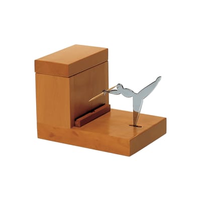 Wooden shop toothpick dispenser