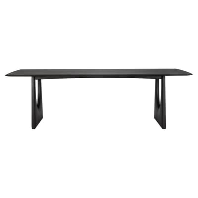 Ethnicraft Geometric Rectangular table - black | Made In Design UK