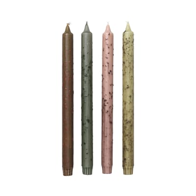 Stampini Per Dolci A Forma Di Candela - Confezione Da 4 Pezzi Da 5 Cm - Multicolore