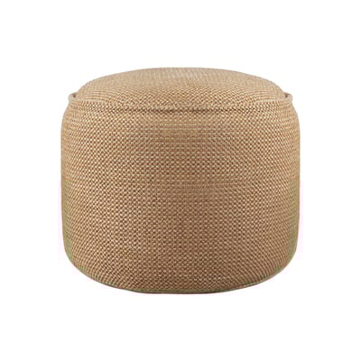 Jute outdoor best sale pouf