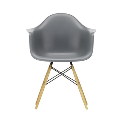 Vitra DAW Eames Plastic Armchair Armchair light wood granit