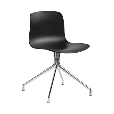 Chaise pivotante About a chair plastique noir