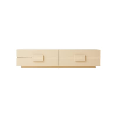 Meuble TV Spacious lowboard bois beige 