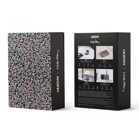 Coffret Lexon x Keith Haring Cœur Rose - Édition Limitée