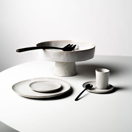Assiettes Plates Grès Serax La Mère - Service 2 Personnes | Style Campagne, Micro-ondable