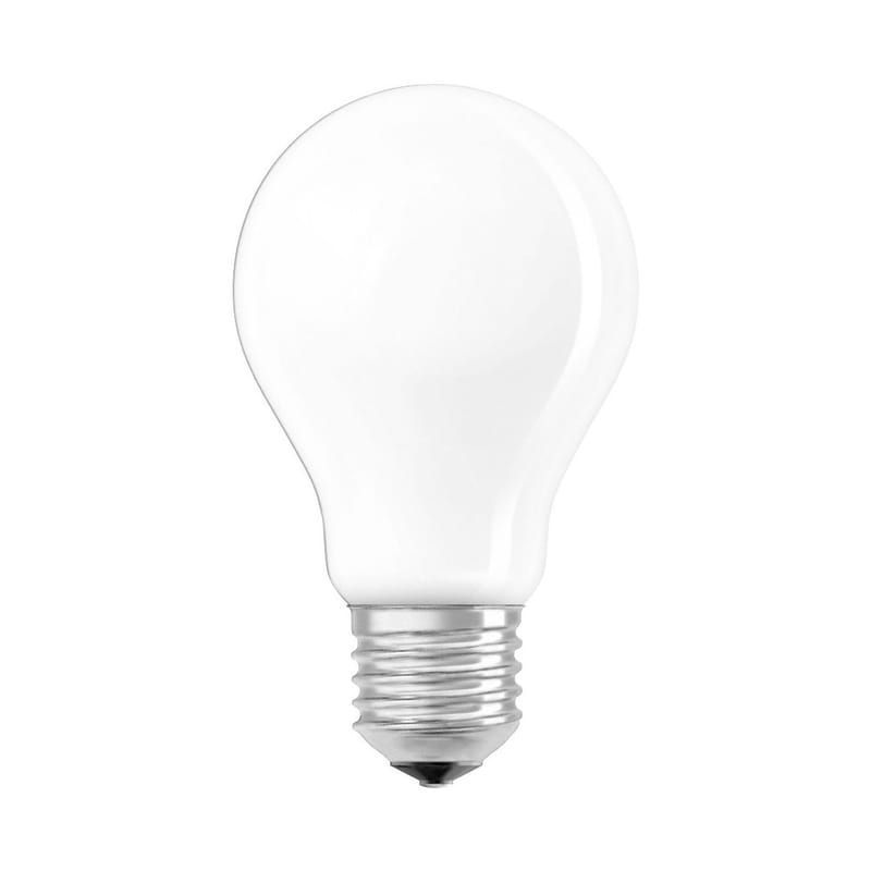 Luminaire - Ampoules et accessoires - Ampoule LED E27  verre blanc / Standard dépolie - 7,5W=75W (2700K, blanc chaud) - Osram - 7,5W=75W - Verre