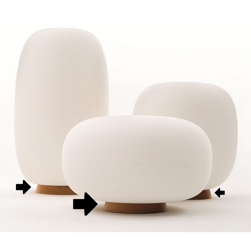 Furniture - Poufs & Floor Cushions -  Base natural wood - MyYour - Wood - Olive tree