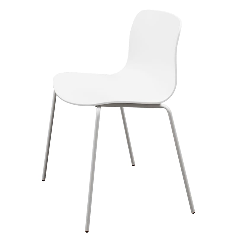 Mobilier - Chaises, fauteuils de salle à manger - Chaise empilable About a chair AAC16 plastique blanc - Hay - Blanc - Acier, Polypropylène