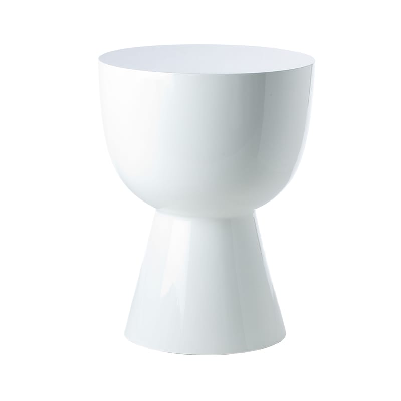 Möbel - Hocker - Hocker Tip Tap plastikmaterial weiß - Pols Potten - Weiß - lackiertes Polyester